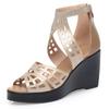 Fashion AIYUQI Women's Sandals Wedge 2024 New Fashion Roman Sandals Women High Heel Rhinestone Fishmouth Women's Summer Sandals