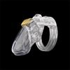 Plastic Chastity Cage for Male Bondage Ball Stretcher Cock Cage Penis Lock Penis Ring  Chastity Belt Sex Toy for Man Sex Toy