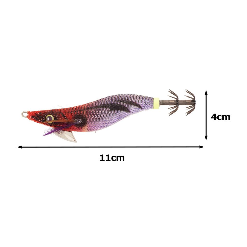 Major Craft Big Eye Omori Guegi with Chameleon Red Head 2.5 BEOE-2.5#6