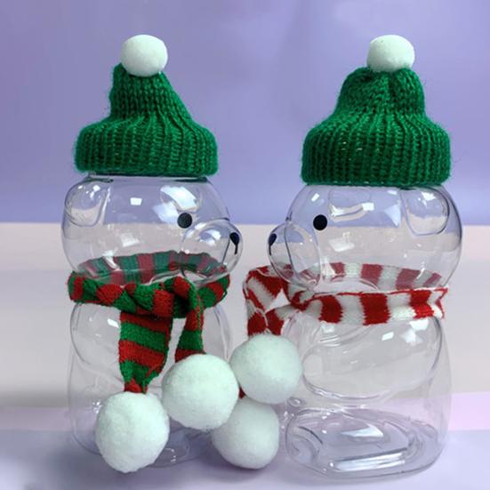 Butelka na napoje z motywem misia, uroczy kubek do herbaty i mrożonej kawy, przenośny kubek na zimne napoje z pokrywką, prezent na urodziny, Boże Narodzenie dla dzieci i nastolatków