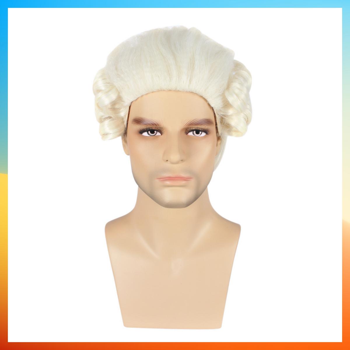 

Европейский модный парик юриста судьи профессионального вьющегося парика