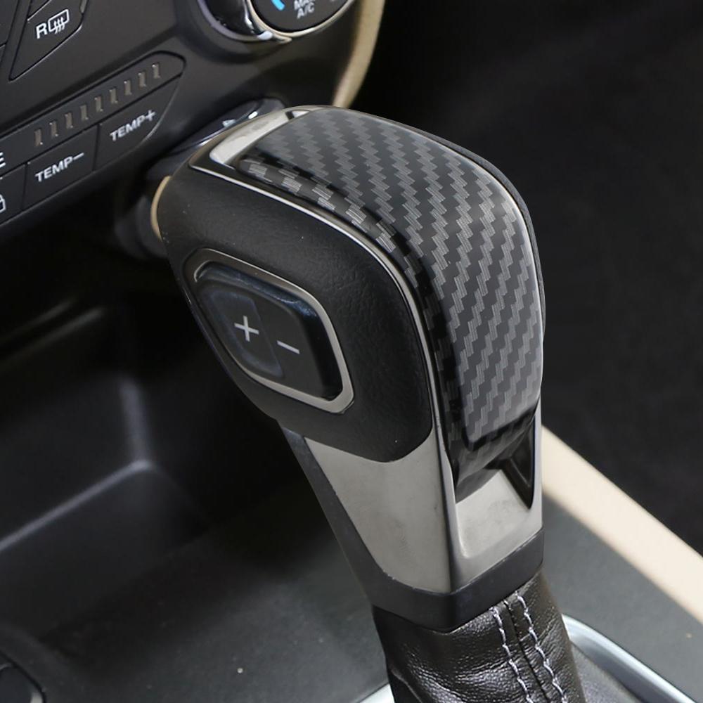 Interior Gear Shift Knob Decorator Cover for Ford Ranger Raptor Everest Endeavour 2026 2026 2026 ABS Carbon Fiber Accessories