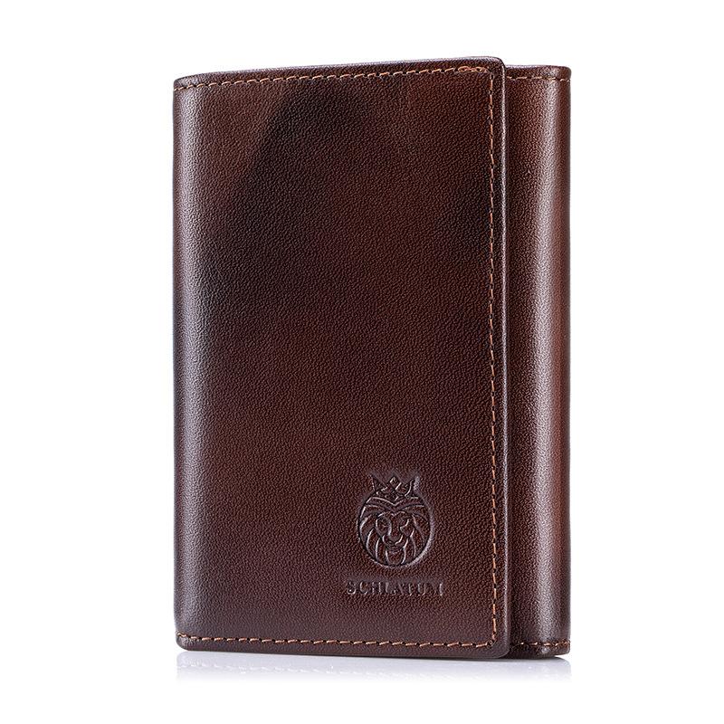 Anti-theft Genuine Leather Bag, 30% Off Wallet, Short Vintage Bag, Men's Wallet