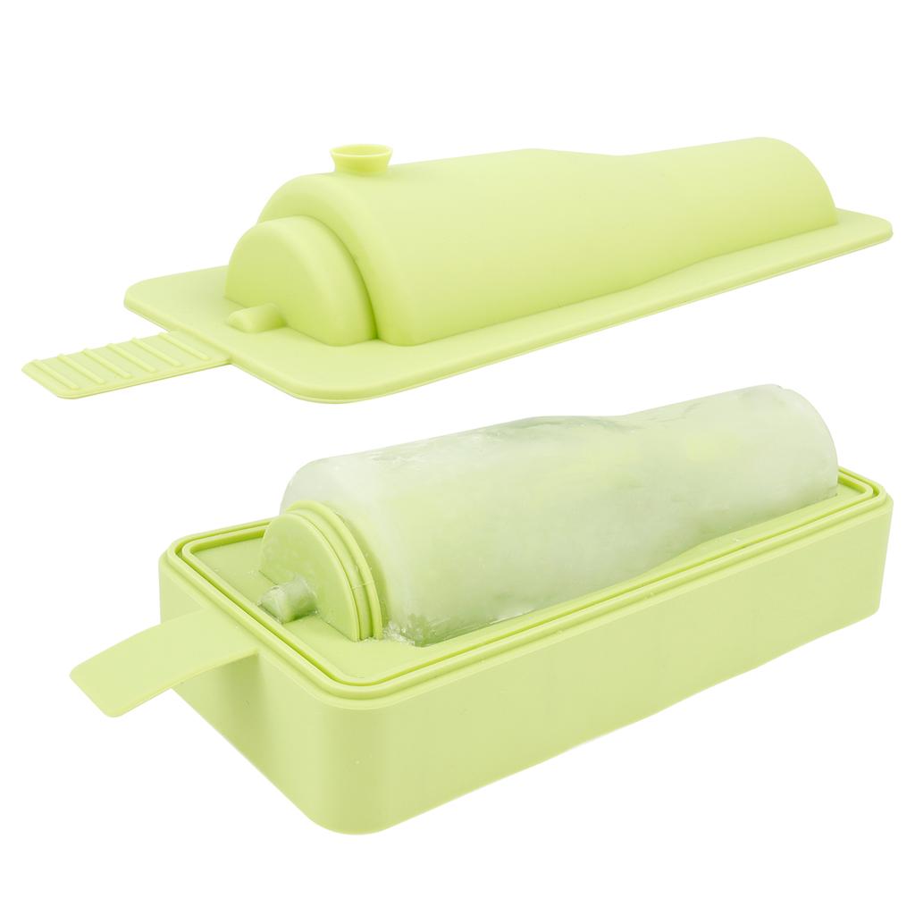 Silicone Ice Cube Tray for 40oz Tumbler Silicone Cylinder Ice Mold with Lid for Freezer 40oz Tumbler Cup Ice Maker for Whiskey