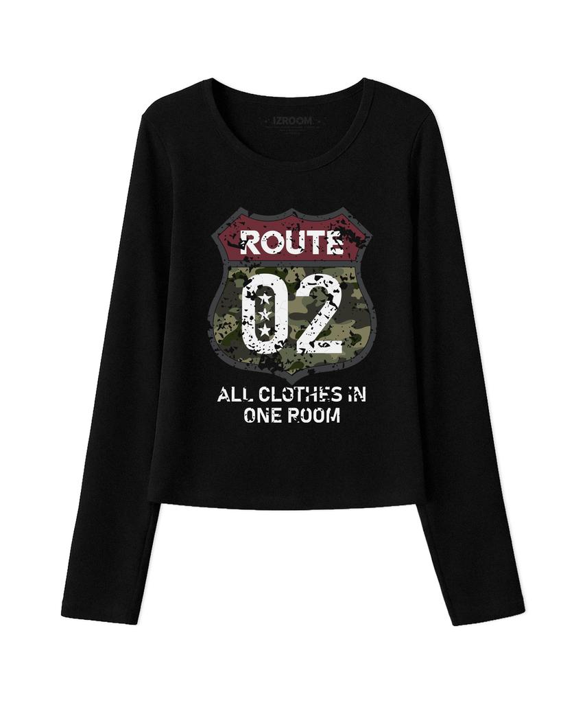 Ijeulum Route 02 Slim Fit Long Sleeve (Black)