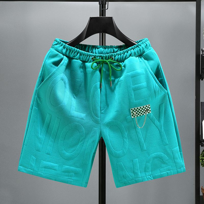 Large Size Fashion Knitted Shorts Men Comfortable Elastic Waist Clothing Male Breathable Short Trousers