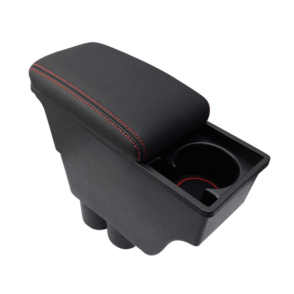 LIMSTYLE Car Armrest for Suzuki New Alto HA37S Alto Turbo and Alto Works HA36S 2014 This console box provides storage and armrest It features a large