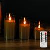 LED Acrylic Bullet Candle Lights: Realistic Flame, Perfect for Weddings & Romantic Bar Décor