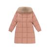 New Korean Style Thickened Large Wool Collar Cotton Jacket for Women In Winter Medium-length Loose Down Cotton Jacket