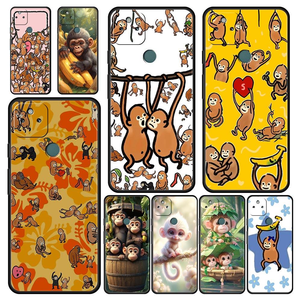 Bc Electrical Appliances Monkey And Banana Phone Case Cover For Google Pixel 10 9 8 7 6 9A 8A 7A 6A Pro Shockproof Soft Tpu 9 Pro Xl Shell Capas Fundas