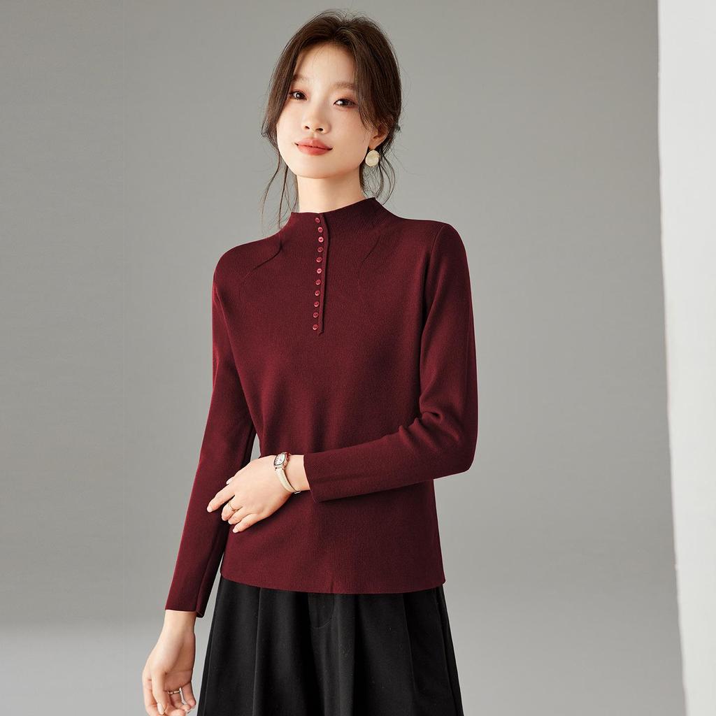 Damen Premium Winter Rollkragenpullover Top - Vielseitige kurze Basisschicht (2025)