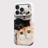 Lovely Cute Cat Glossy Film Hard PC Phone Case for Google Pixel 7 7a 8 8a 9 9a Pro XL 5G