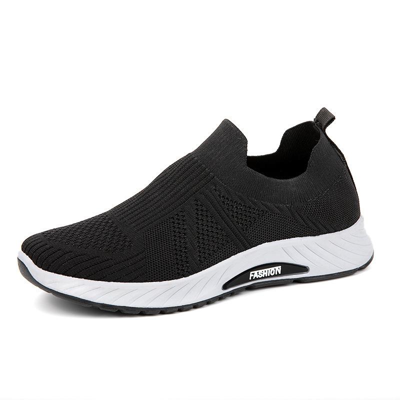 Herrenschuhe neue Freizeitsportschuhe fly-woven Laufschuhe weichsohlige Dad-Schuhe Herren Einzelschuhe