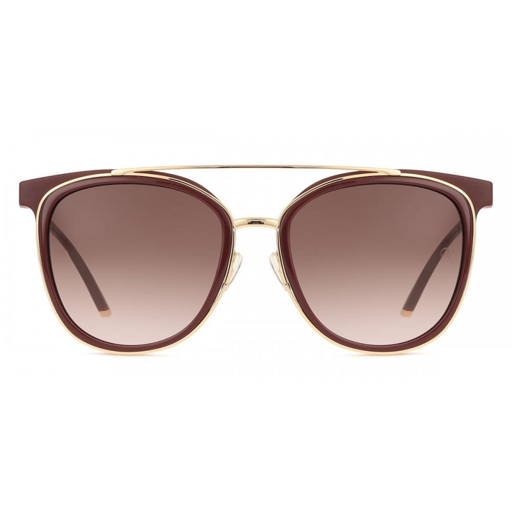 

Ana Hickmann Women Sunglasses Ah9248 D01 Dark Red/Gold/55-19-145