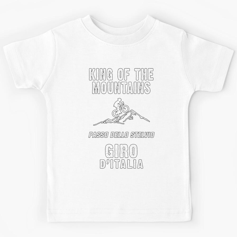 PASSO DELLO STELVIO King of the mountains Giro d`Italia For The Cycling Fans Kids T-Shirt 140
