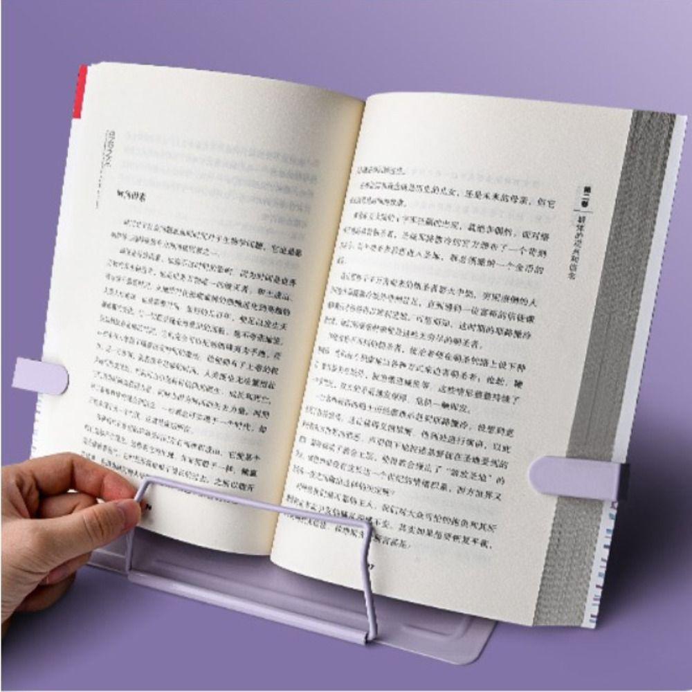 Reading Holder Desk Book Stand Adjustable Cookbook Bracket Sturdy Reading Bookshelf  Textbook