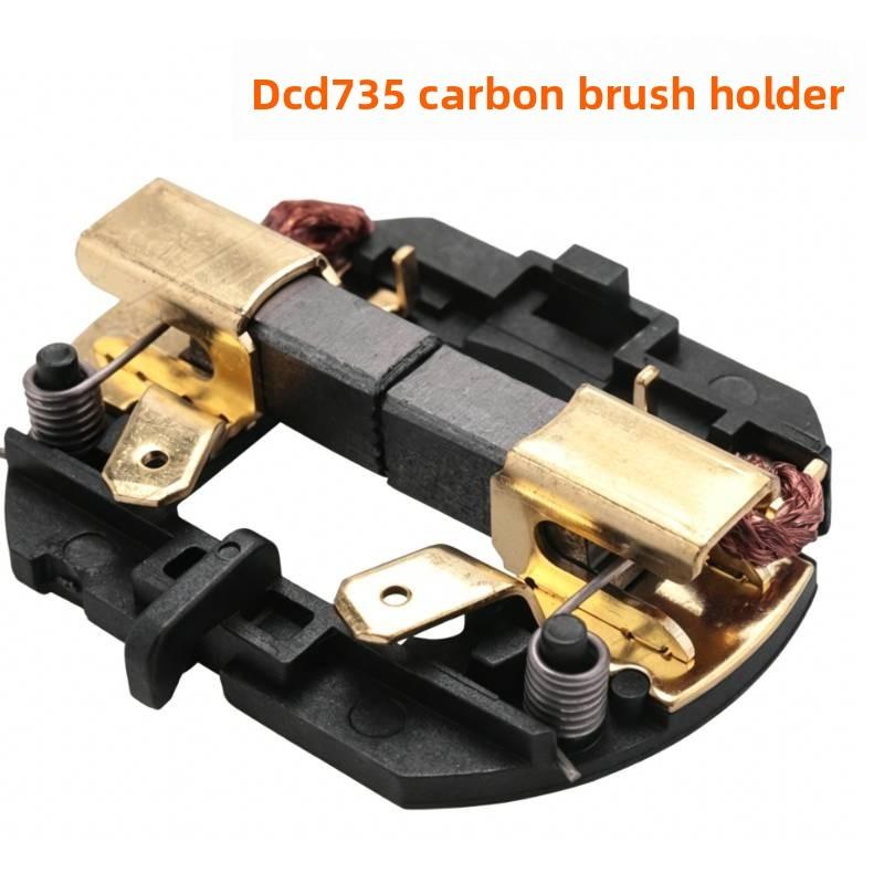 Dual Metal Carbon Brush Holder For Power Tools Replacement Compatible With Dcd735 Dcd730c2