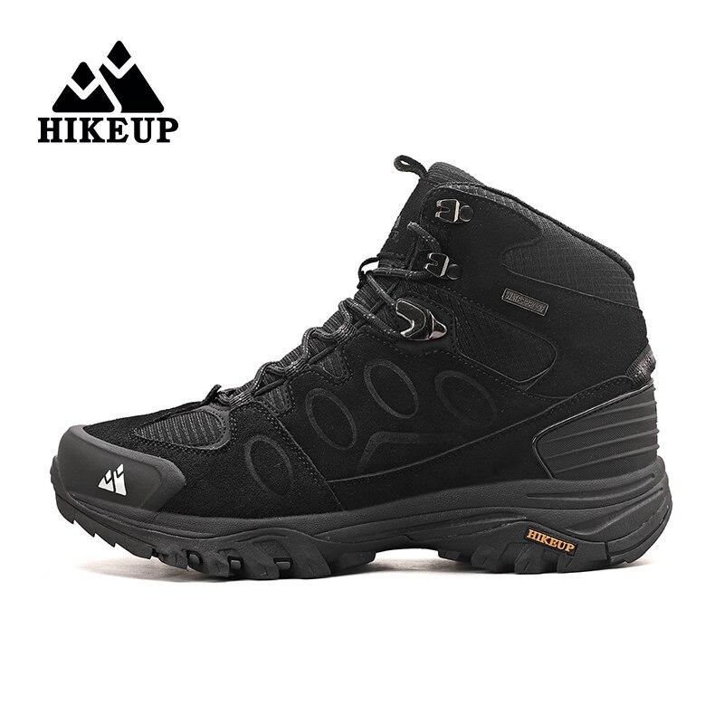 High-Top Men Hiking Boot Winter Outdoor Shoes Lace-Up Non-slip Sports Casual Trekking Boots Man Suede Warm Shoes