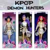 Kpop Demon Hunters Live-Action Figure Toy Set// with Theme Song Colorful Lights--Rumi Mira Zoey Sussy Action Figures for Fans .