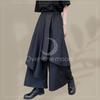 Over the moon Sarouel Plus Lolita M Pants, Wide-leg Pants, Women's, Size, Fashionable, Style, Slimming, Black,