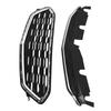 2 Pcs Front Upper Lower Grille 23370469 Bumper Radiator Mesh Grill Set Replacement for Chevy
