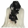 Autumn and Winter Wool Scarf Women's New Imitation Cashmere Letter V Warm Scarf Korean Style Versatile Long Tassel Shawl