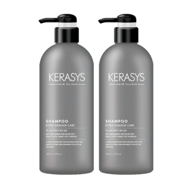 Kerasys Extra Damage Care Plus Shampoo Fruchtig Amber Floral Orientalischer Duft 750ml (2er-Pack) 750ml (Pack of 2)