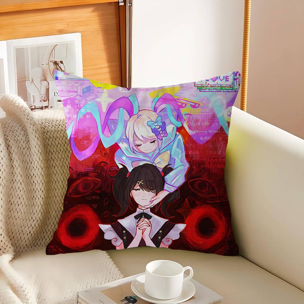 Needy Girl Overdose Game 45*45cm Cushion Cover Pillow Cover Decor Pillowcase Home Pillowcase For Couch Pillow