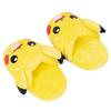 MORIPiLO Pokemon Indoor Slippers Fluffy Size Plush Cute Pokemon Morishita Makura (Pikachu Kunyaku) 23.0-25.0cm, Unisex, Toy, Gift, Yellow, Character,