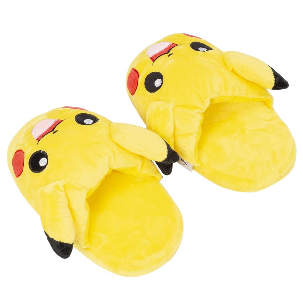 MORIPiLO Pokemon Indoor Slippers Fluffy Size Plush Cute Pokemon Morishita Makura (Pikachu Kunyaku) 23.0-25.0cm, Unisex, Toy, Gift, Yellow, Character,