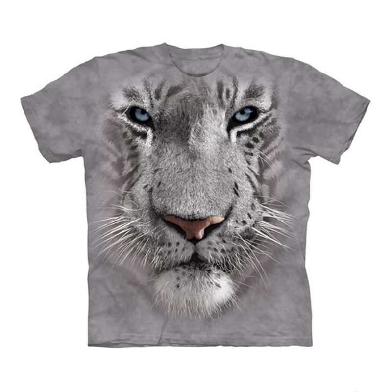 Tricou Tigru 2024 Pentru Bărbați Imprimeu Animale Mânecă Scurtă Topuri 3D Casual Street Tricouri Bărbați Oversized Îmbrăcăminte Vintage Bărbați 4XL