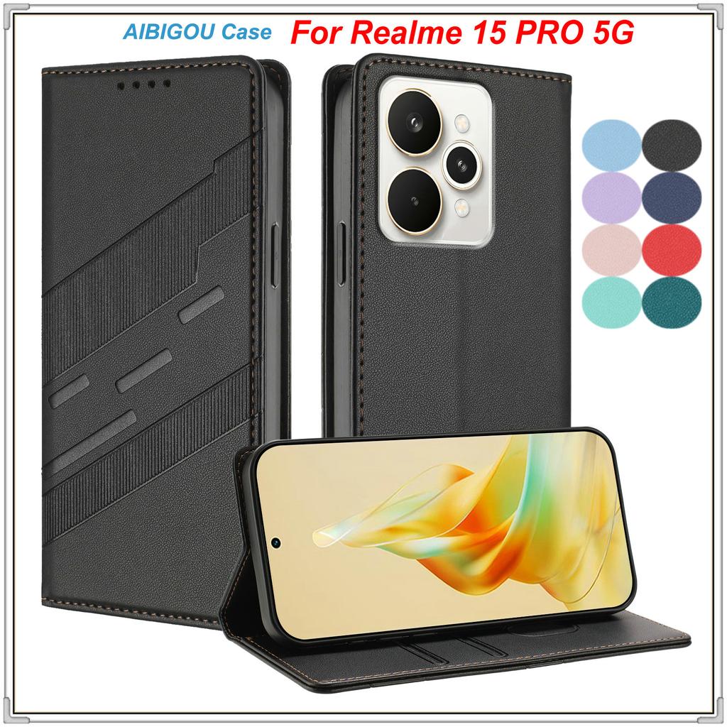 Realme15 PRO 5G Luxus Lederhülle Retro Skin Brieftasche Buch Flip Magnet Autoverschluss Vollständige Abdeckung Für Realme 15 PRO 5G Handytaschen