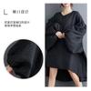 New Loose Fashion Craft Cloth Casual Temperament Lantern Sleeve Irregular Dresses