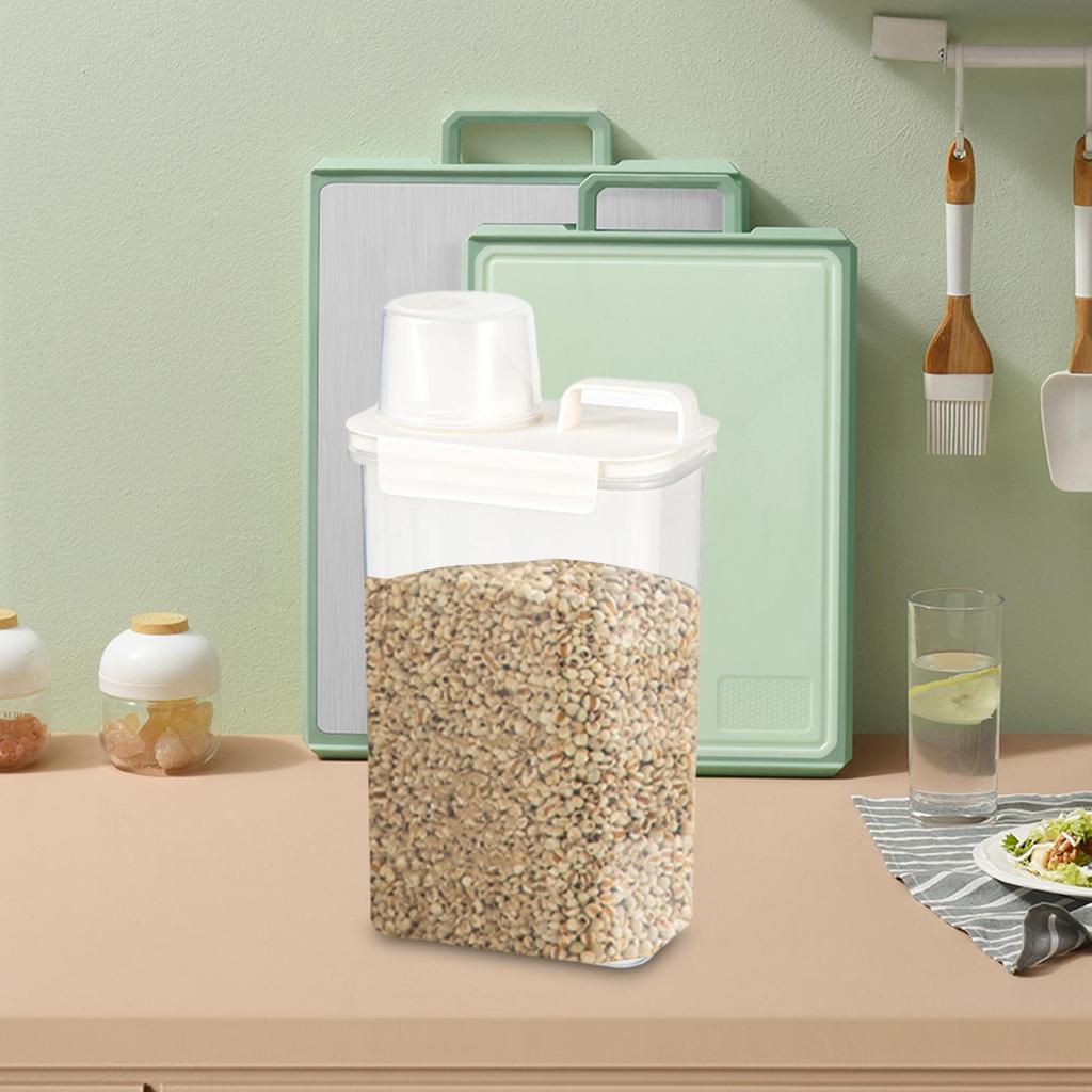 Pantry Stackable Storage Organizer Silicone Seal with Lid Leakproof Canister Vacuum Storage Airtight Jar for Nuts Flour Cereal