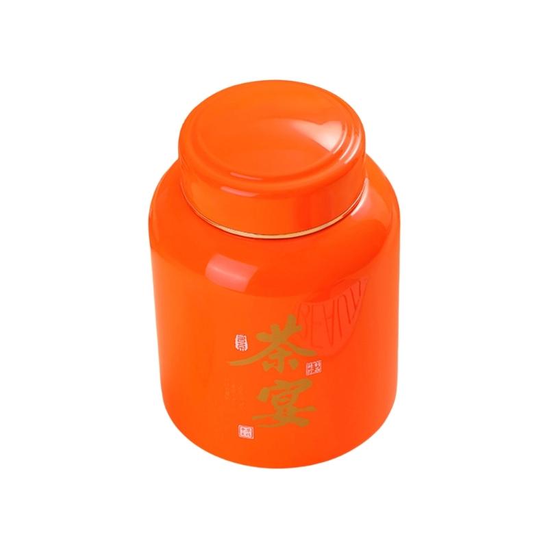 Empty Teas Stashes Jar Stainless Steels Loose Leaf Teas Container Sealeds Jar Packings Box Teas Storage Jar Candy Holder S