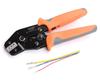IWISS Precision Simultaneous Crimping Pliers, Ratchet Type, for Open Barrel Terminals (0.1-1.0mm²), Small Terminal Compatible, SN-28B [Parallel Import