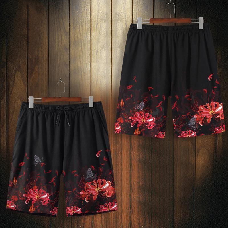 

Chinese Red Flower Boxing Muay Thai Kickboxing Training Shorts Print Martial Art Boxer Unisex Men Women Kid Fighting Fitness Sport Gym Workout S