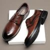 Fashion Men's Oxford Shoes New Trend Party Dress Shoes Genuine Leather Male Casual Shoes Formal Derby  Footwear Male Sneakers