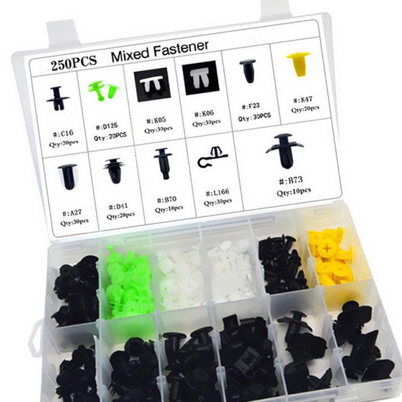 

Pack of 250 Mazda Car Grille Plastic Clips Quick Thread Seat Box Buckle HE36 Polarlander