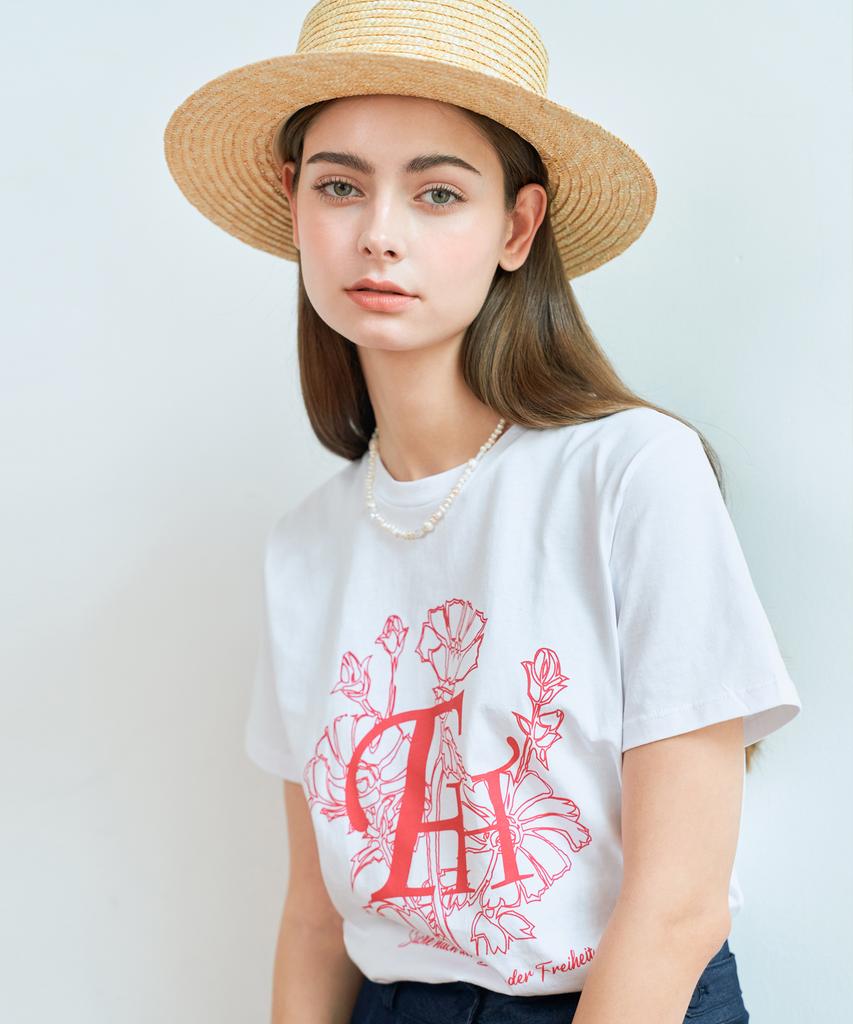 THEFRHT Flower Logo T-Shirt (White)