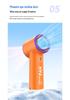 T20 Compact Handheld Fan: High-Speed, Long Battery, USB Rechargeable for Outdoor Cooling
