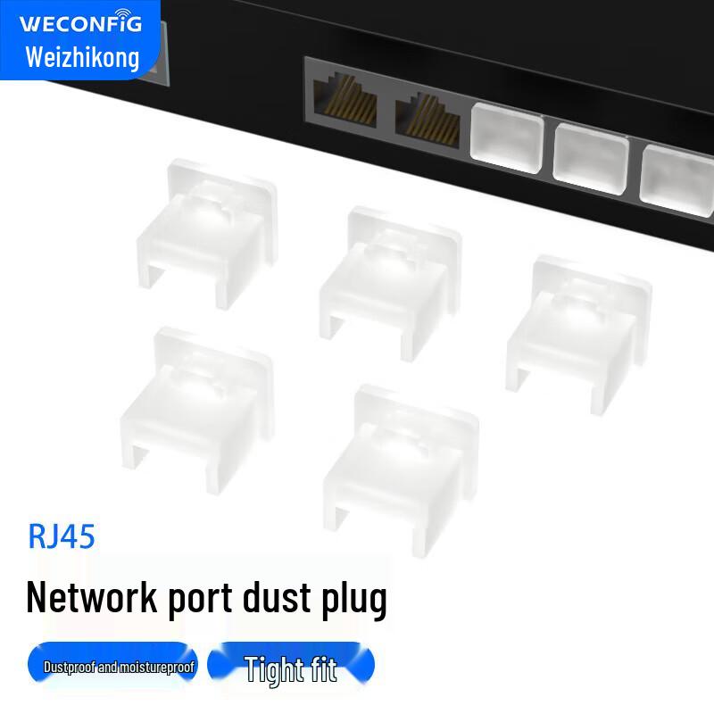 WECONFIG RJ45 Ethernet Port Dust Plug