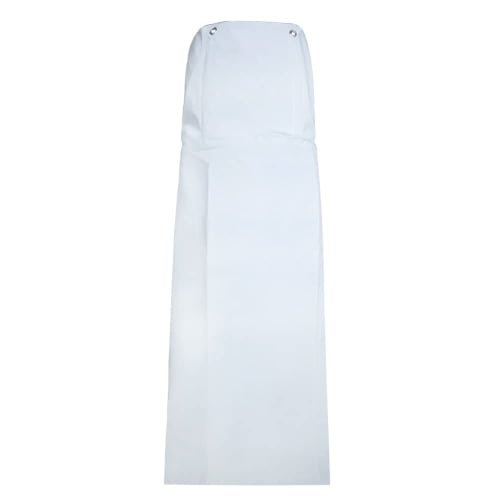 ZEROA One-Touch Apron, Oil-Resistant, Waterproof, Antibacterial, Professional Standard, ZOE-280, Hokkaido Specification (Made in Japan) (L, White)
