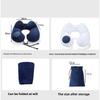 U-Shaped Inflatable Travel Pillow Portable Air Pillow Neck Support Cushion Comfortable Sleeping Pillow Press to inflate pillow