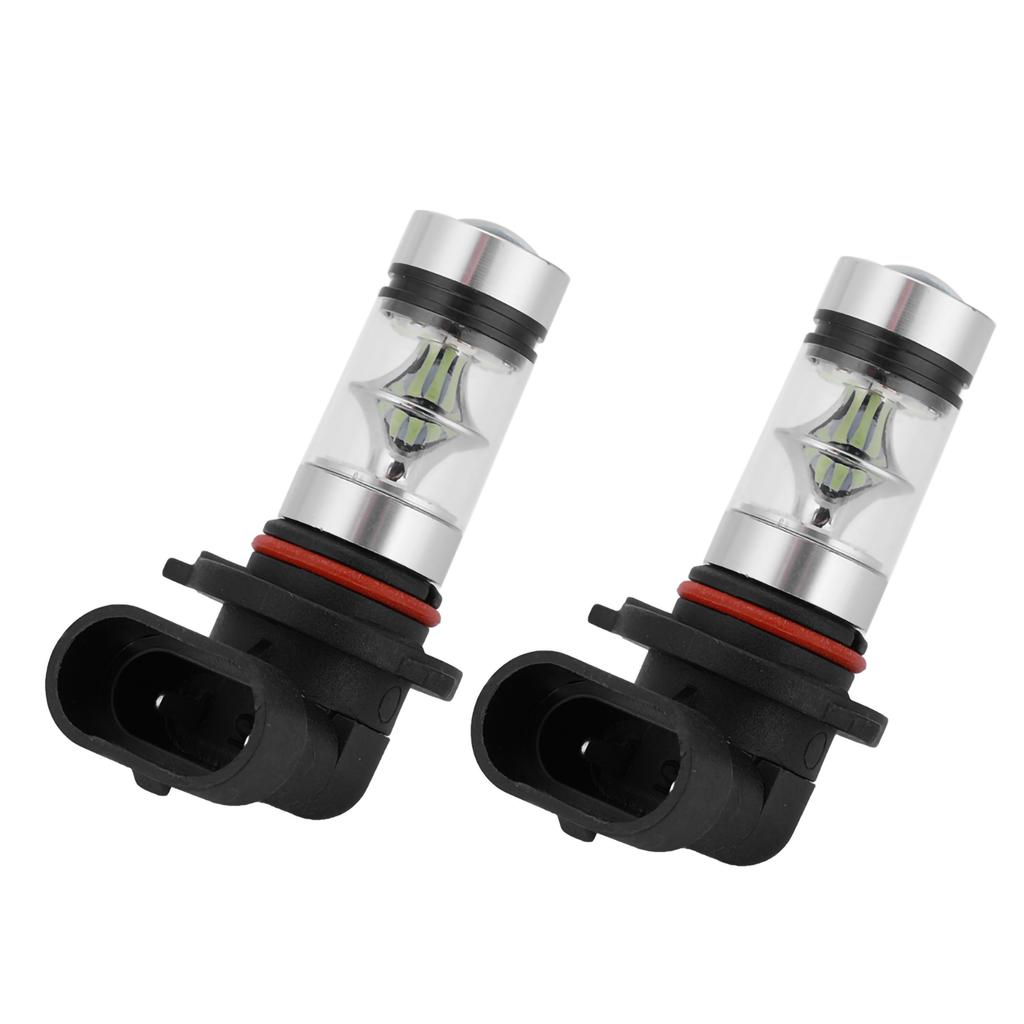 2pcs 9005 H10 9145 8000K Ice Blue 100W LED 8000K Ice Blue LED Fog Bulbs Bulbs Fog Light Lamp