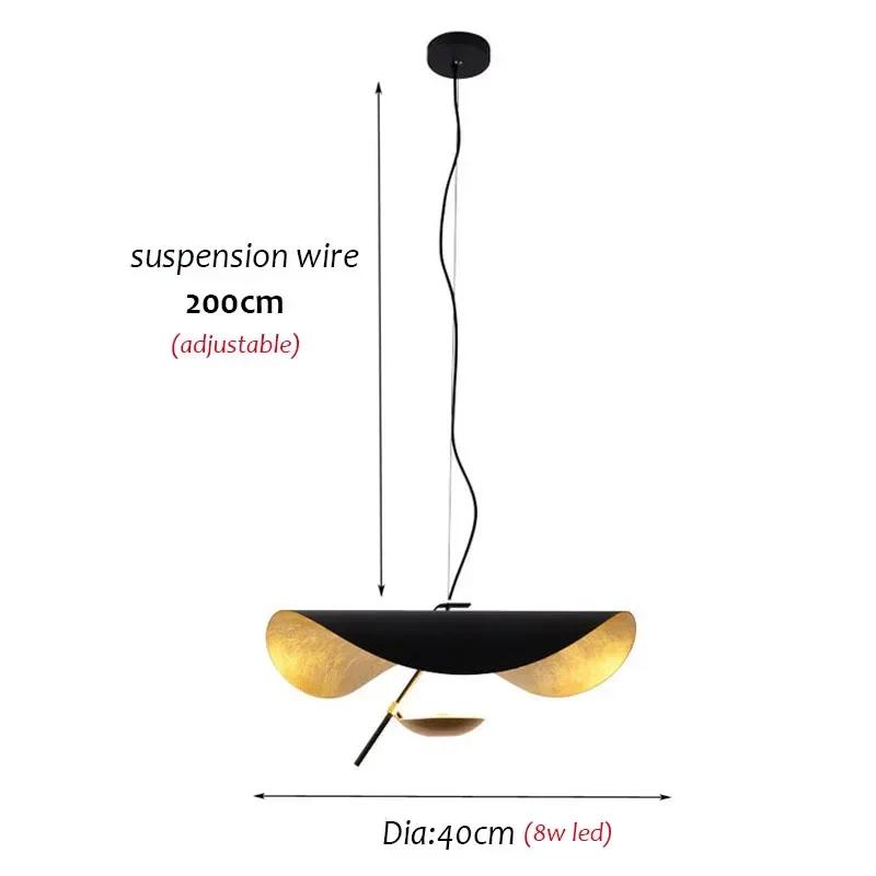 

Подвесной светильник Nordic Leaf, медная люстра, креативная гостиная, обеденный бар, кухонный остров, светодиодные изогнутые светодиодные светильники для внутреннего освещения white light
