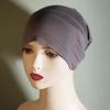 Pilling-Free, Non-Fading Multi-Color Tube Hat & Solid Pure Cotton Headscarf - Women's Elastic & Breathable