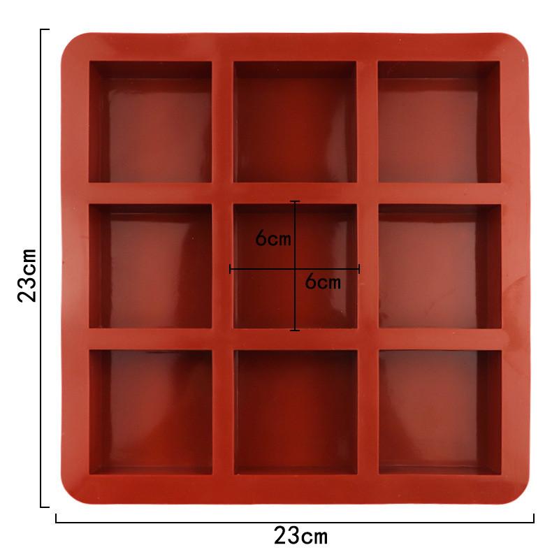 Silicone Rectangular Cake Mold For Baking Making With Nonstick Surface For Kitchen Use