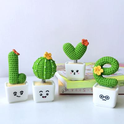 Nützliche Kaktus-Miniatur, dekorativ, leicht, lebendig