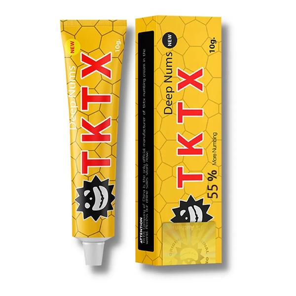 TKTX 55% Numbing Cream 10g Black/white/blue/yellow/green/gold/red